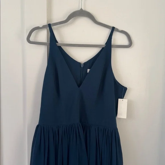 dark blue grey bridesmaid dresses Leighton Gown  Lord & Taylor
